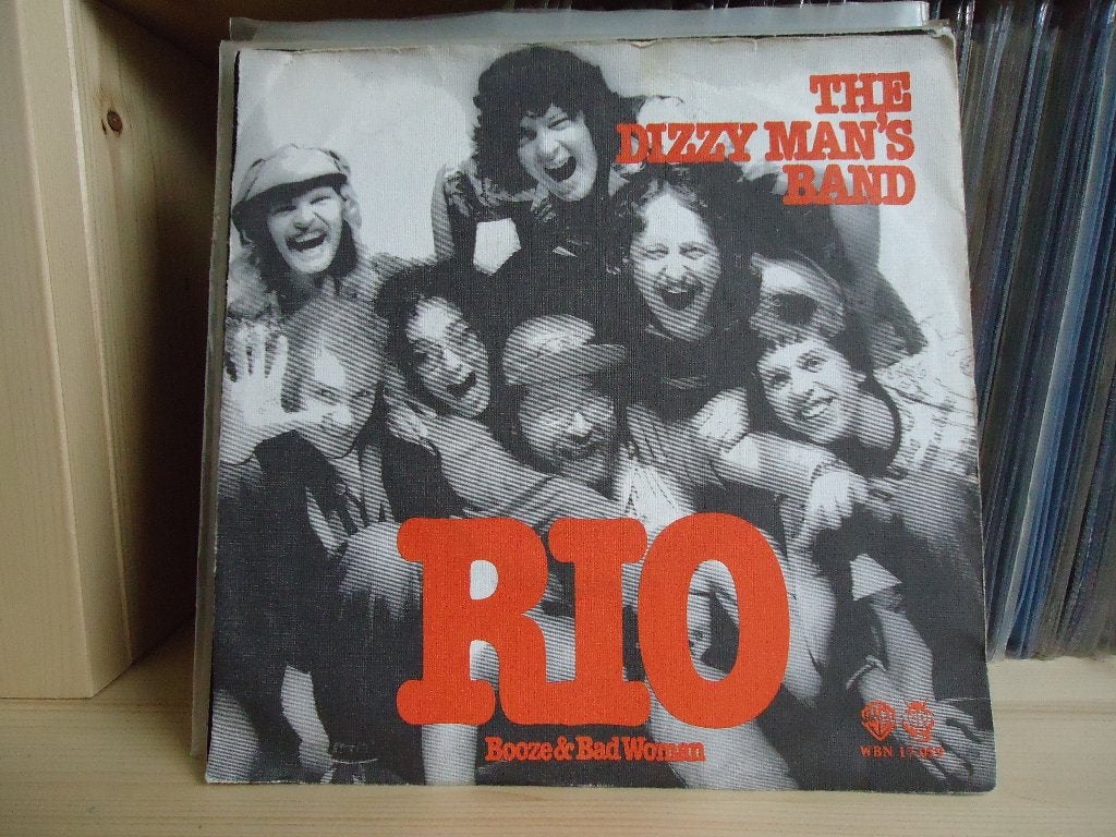 7" Single Dizzy Man's Band - Rio / Booze & Bad Woman, Gebruikt, 7 inch, Ophalen of Verzenden, Pop