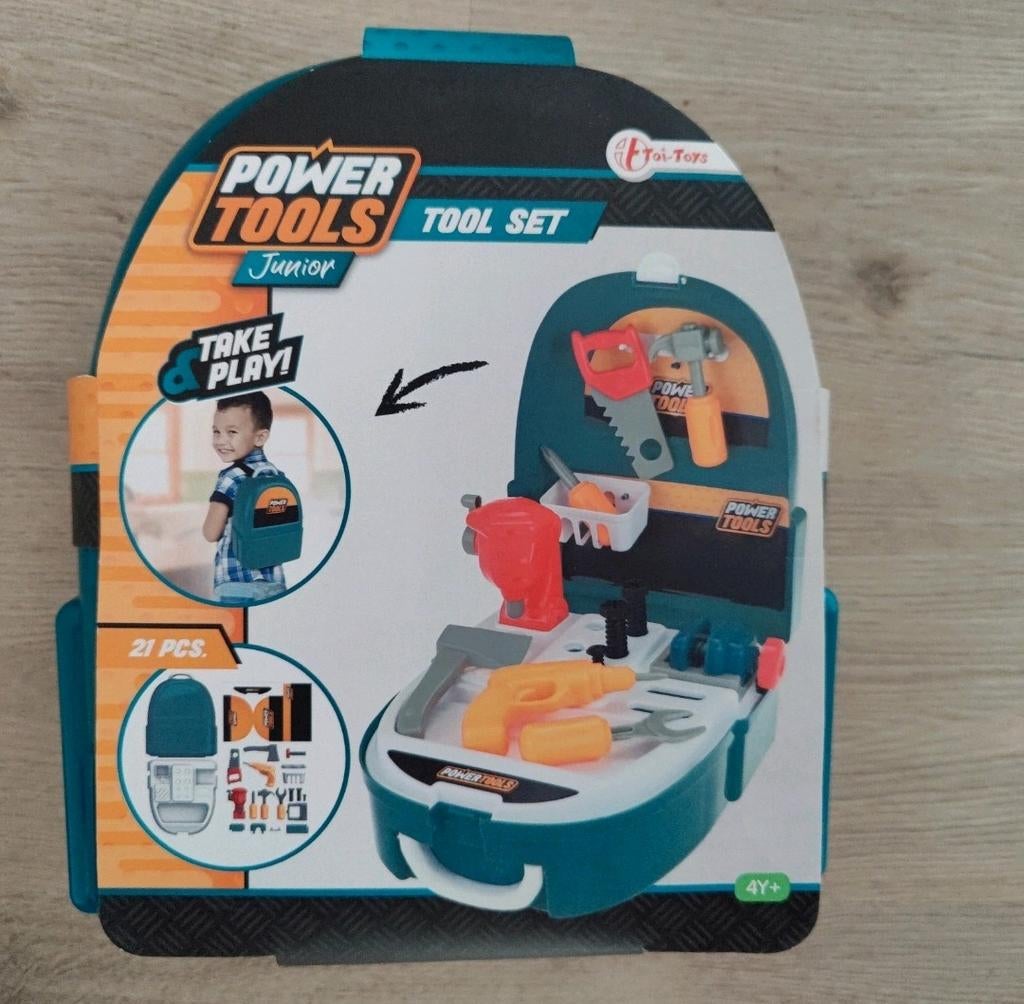 Rugzak met speelgoed gereedschap NIEUW, Ophalen of Verzenden, Nieuw, Overige typen
