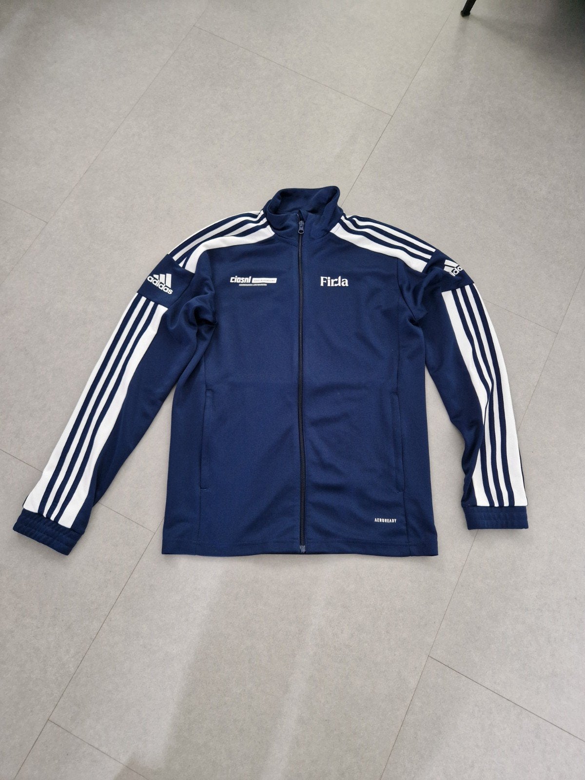Adidas cios Heerneveen trainingsvestmaat M, Kleding | Heren, Ophalen of Verzenden, Zo goed als nieuw, Blauw, Algemeen