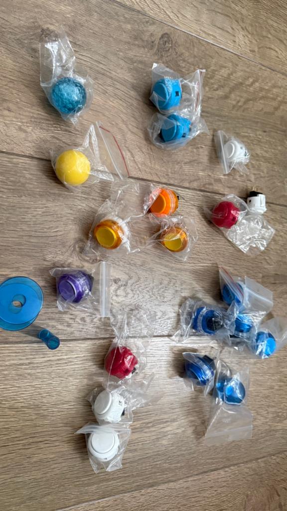 Partij Sanwa en Seimitsu arcade knoppen, Ophalen of Verzenden, Nieuw