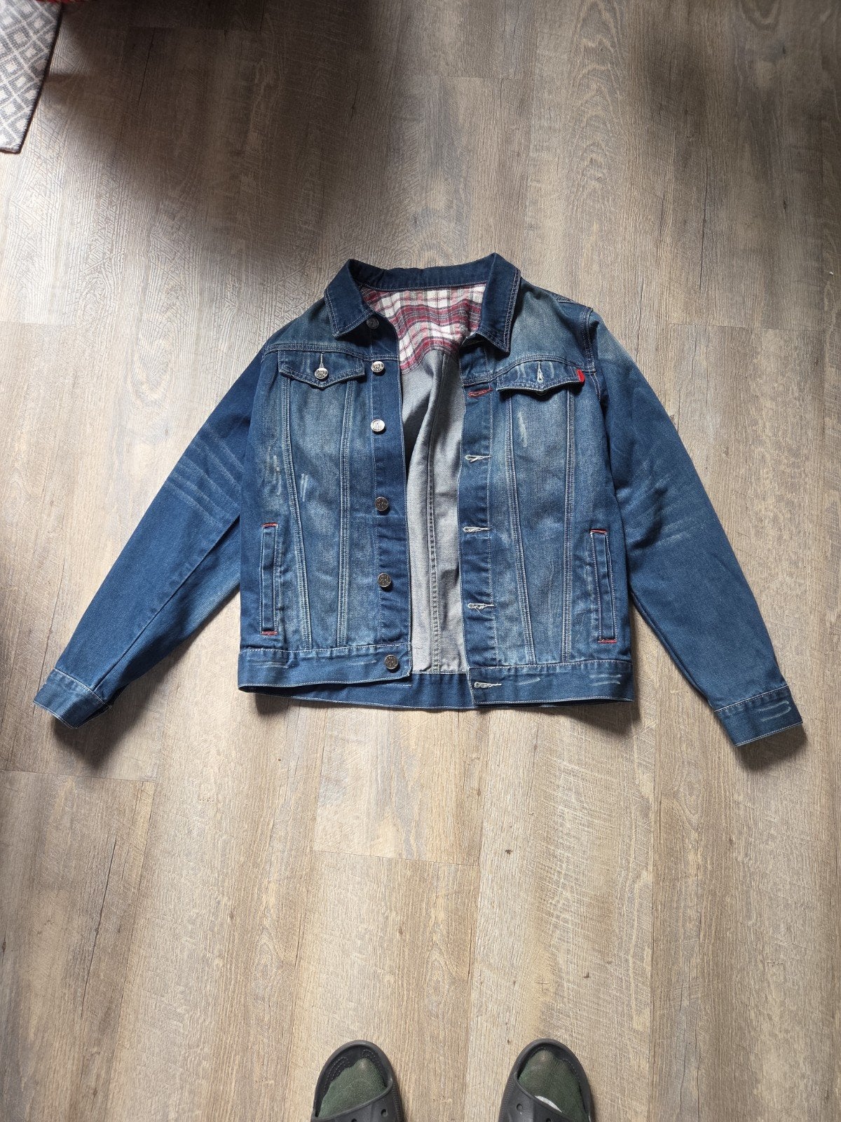 Marshall spijkerjas XL - Zo goed als nieuw, Ophalen, Blauw, Marshall, Maat 56/58 (XL)
