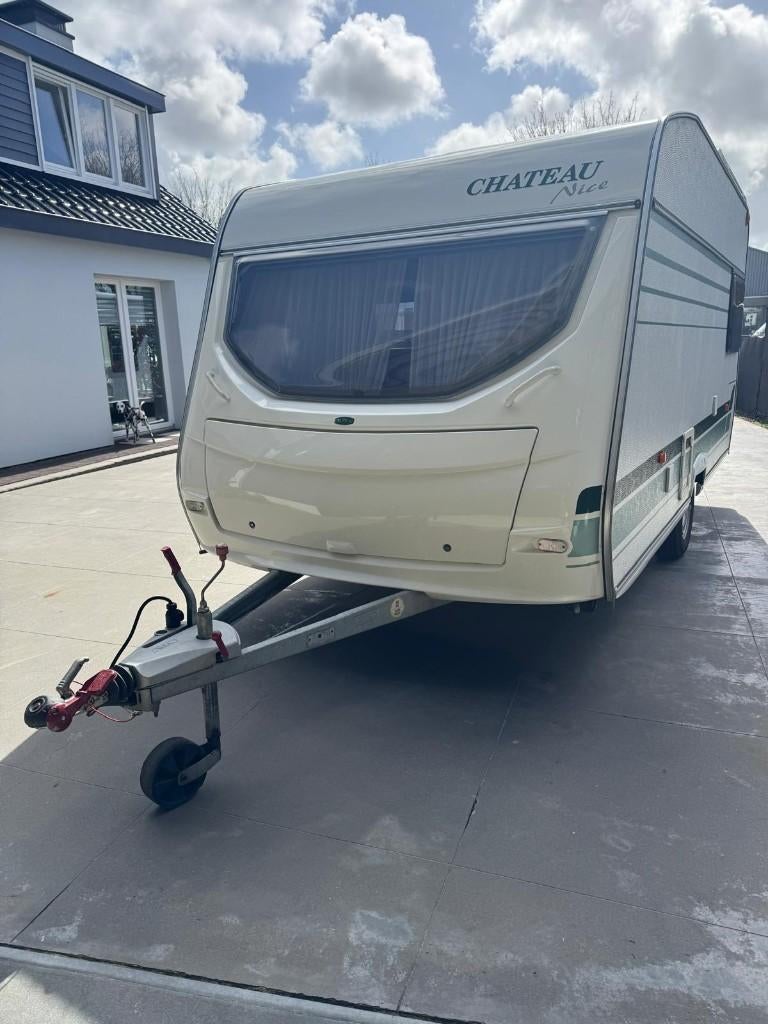 Chateau 430 Caratt Live 2007, Caravans en Kamperen, Caravans, Bedrijf, Treinzit, 750 - 1000 kg, Schokbreker