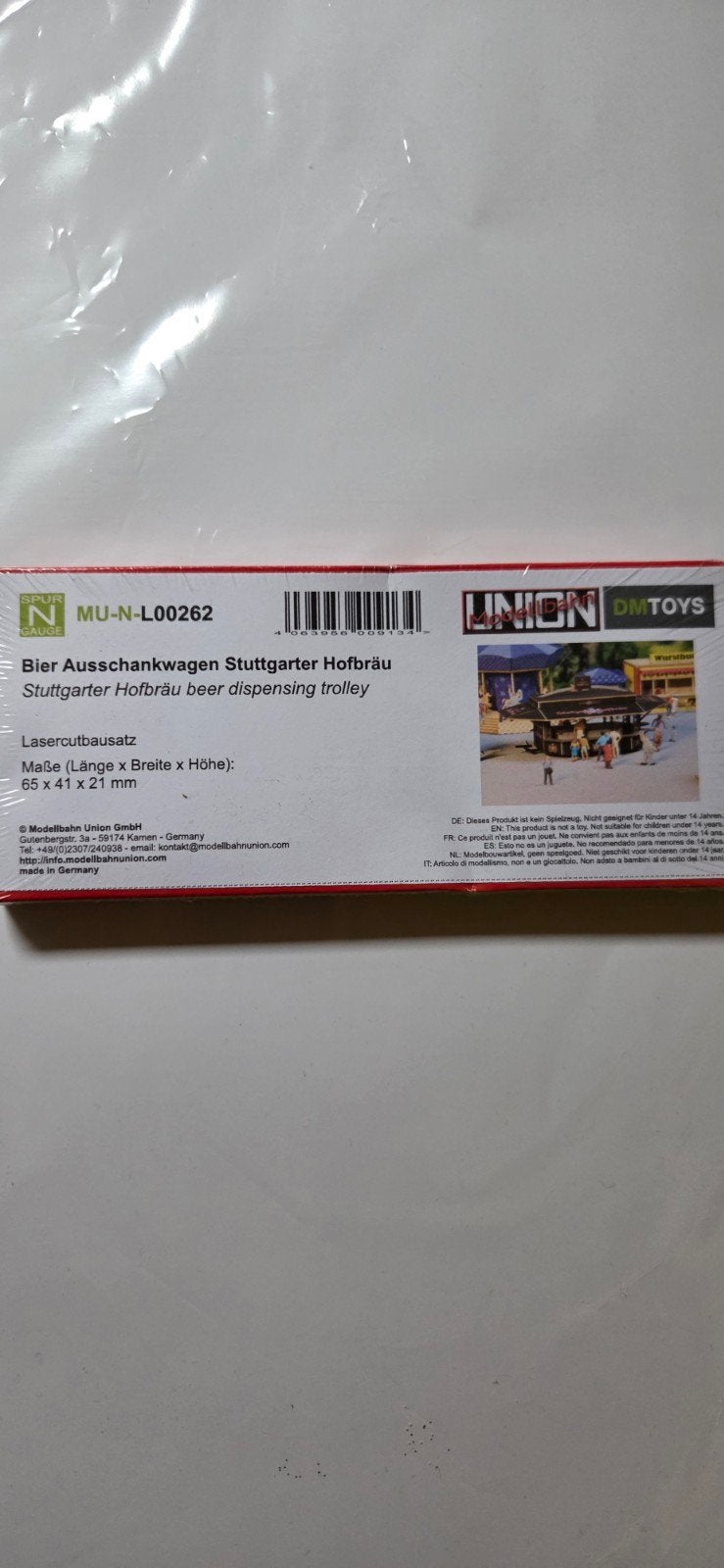 Modelbaan Union Bier Ausschankwagen Stuttgarter Hofbräu, Overige merken, Gelijkstroom of Wisselstroom, Overige typen, Nieuw