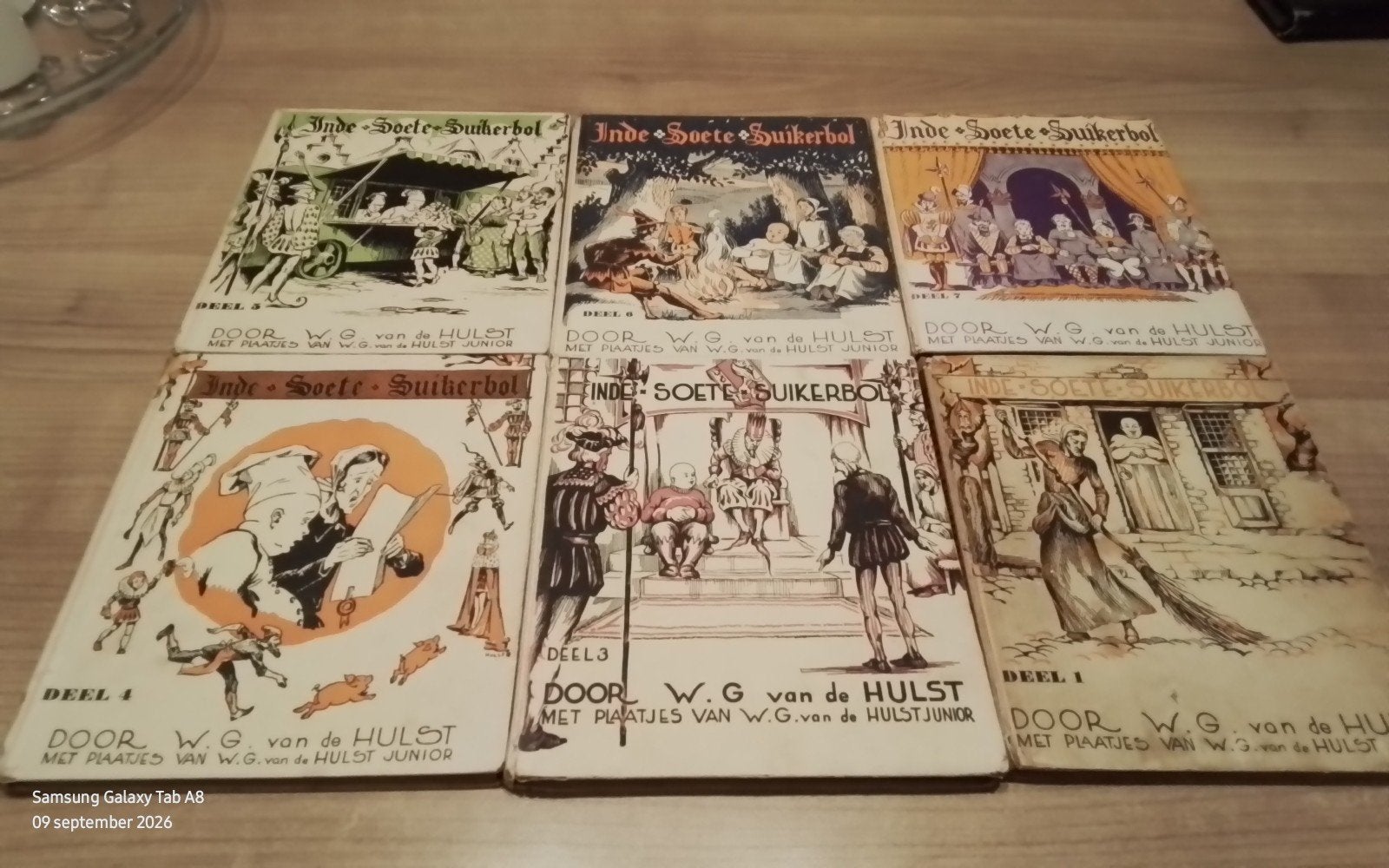 W.G. van  - Inde Soete Suikerbol (Deel 1,.3.4.5.6.7,, Boeken, Gelezen, Fictie algemeen, W.G. van de Hulst, Ophalen of Verzenden