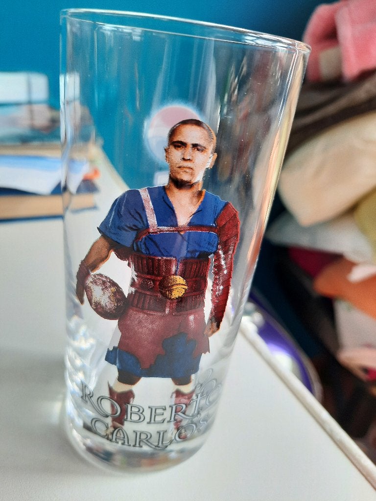 Pepsi glas Battle of the Stars, Robert Carlos, Ophalen of Verzenden, Zo goed als nieuw, Buitenlandse clubs, Overige typen