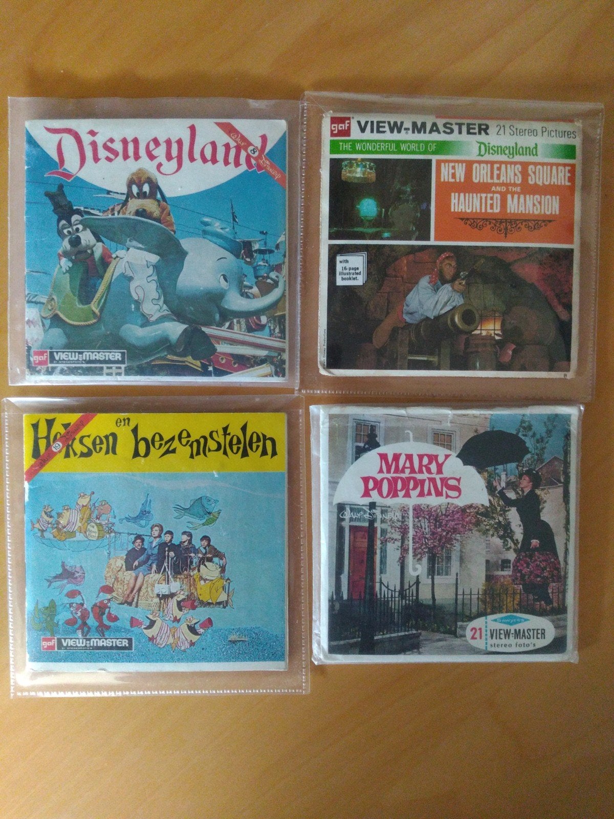 Disney 4 View Master sets - Jaren '60, Ophalen of Verzenden