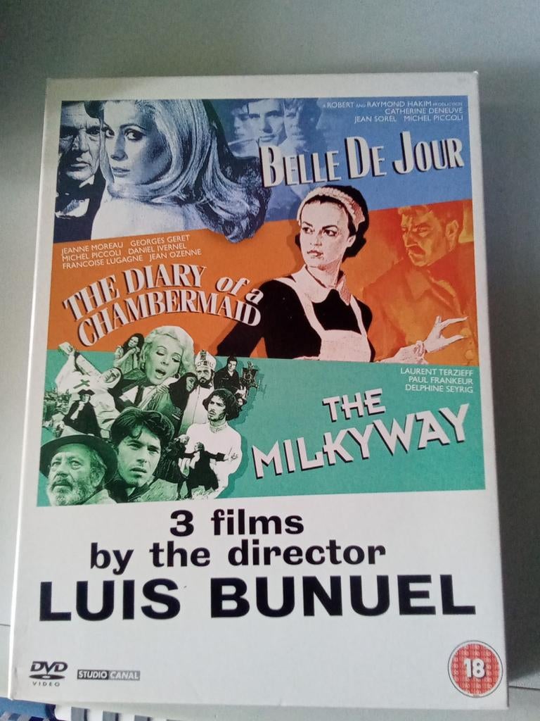 Import: 3 films van Luis Bunuel niet Nederlands ondertiteld, Cd's en Dvd's, Dvd's | Drama, Zo goed als nieuw, Overige genres, Vanaf 16 jaar
