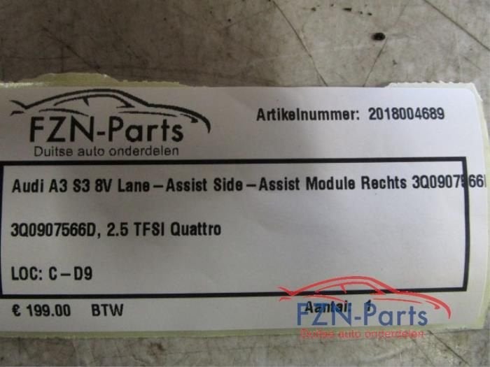 Side assist sensor Audi A3 (22741398), Ophalen of Verzenden, Gebruikt
