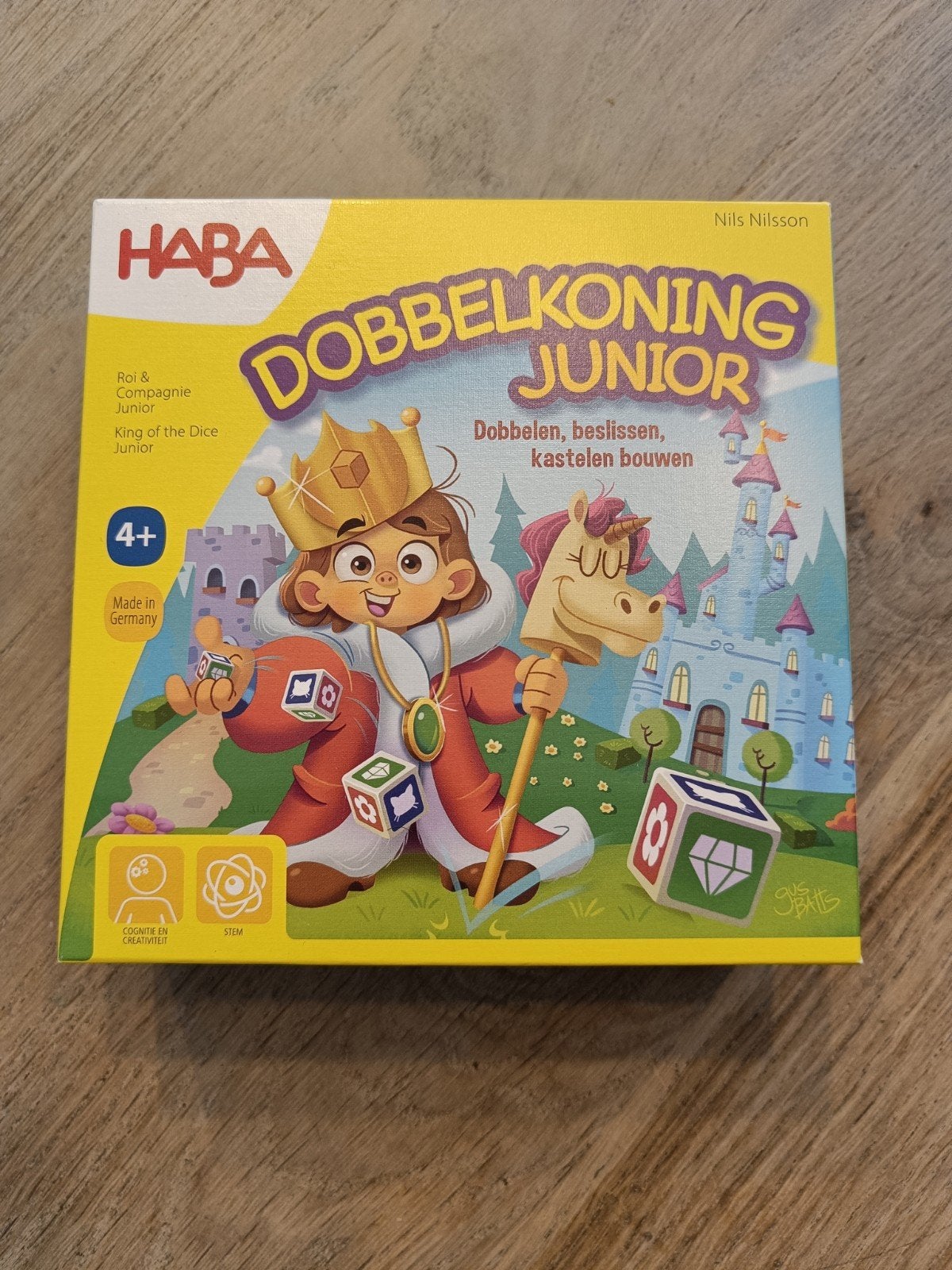 HABA Dobbelkoning Junior - Zo goed als nieuw, Ophalen, Zo goed als nieuw, HABA
