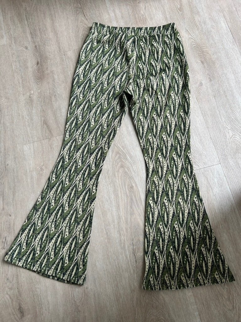 King Louie maat L gave retro flair broek 3313, Kleding | Dames, Broeken en Pantalons, Maat 42/44 (L), Ophalen of Verzenden, Zo goed als nieuw