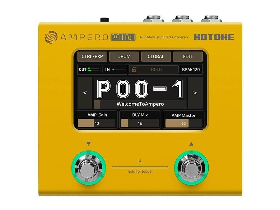 Hotone MP-50 Ampero Mini Amp Effects Processor Marigold, ., Overige typen, Nieuw, Ophalen of Verzenden