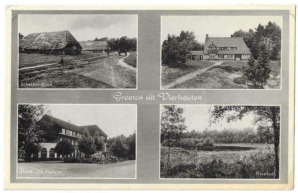 AK Vierhouten - Groeten uit....Hotel "De Mallejan", Verzenden, 1960 tot 1980, Ongelopen, Gelderland