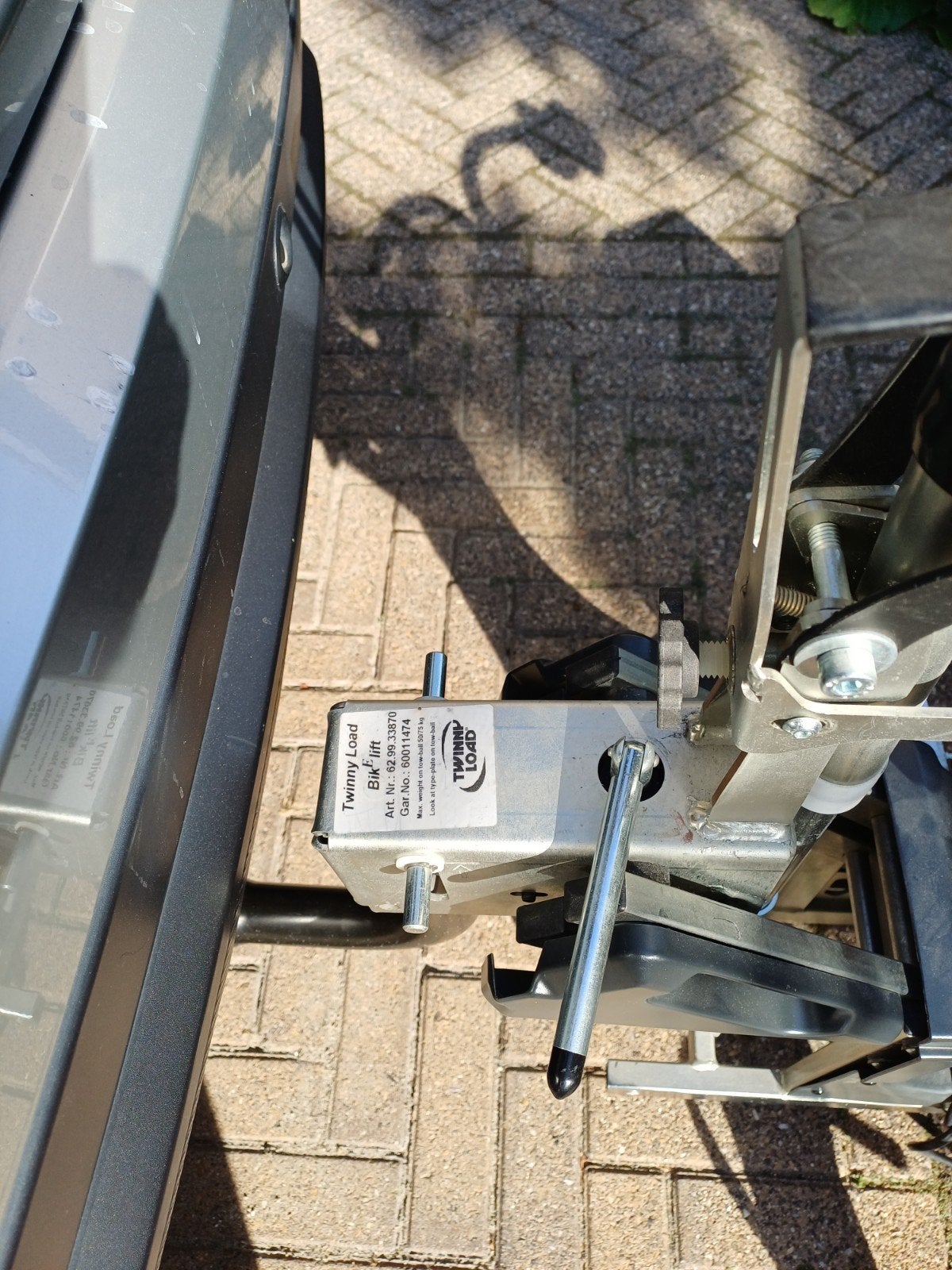 Twinny Load lift Trekhaakdrager voor 2 fietsen, Auto diversen, Fietsendragers, Ophalen, Nieuw, Trekhaakdrager