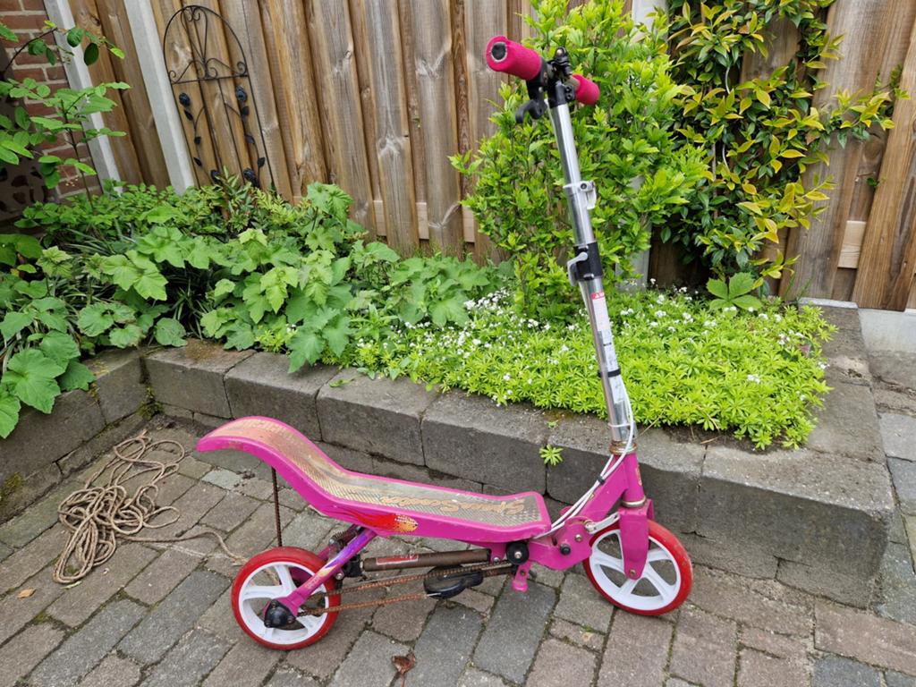 Space Scooter Roze, Ophalen, Gebruikt, Gewone step, Space Scooter