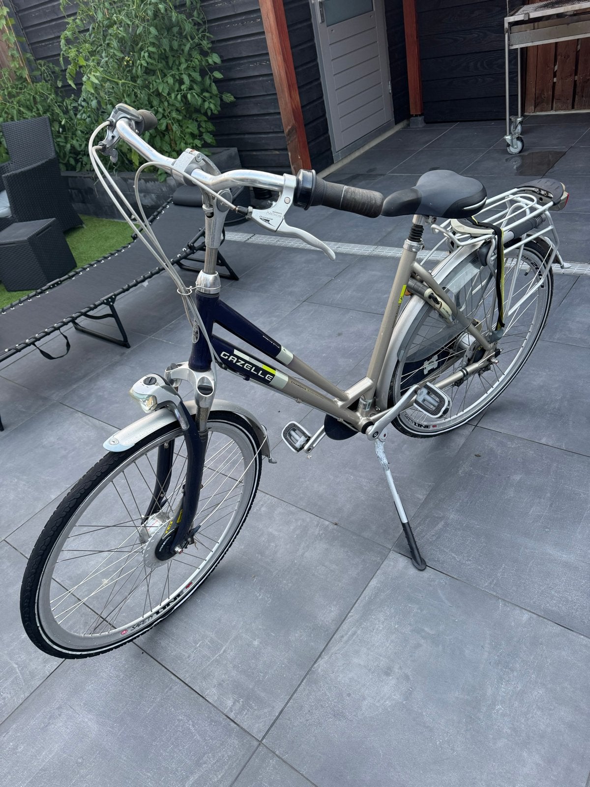 Gazelle Chamonix Damesfiets - Comfortabel en compleet, Ophalen, Versnellingen, Schijfrem, Gazelle
