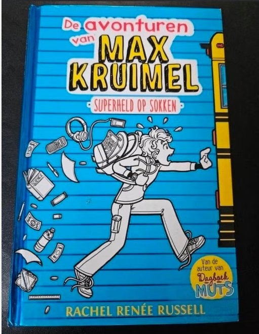 De avonturen van Max Kruimel: Superheld op sokken, Ophalen of Verzenden, Zo goed als nieuw