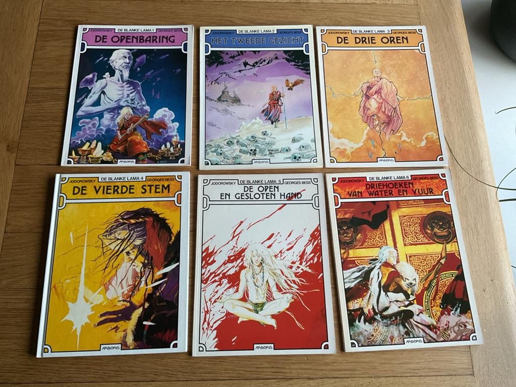 De Blanke Lama - Complete Serie (6 delen) - Jodorowsky, Boeken, Complete serie of reeks, Ophalen of Verzenden, Zo goed als nieuw
