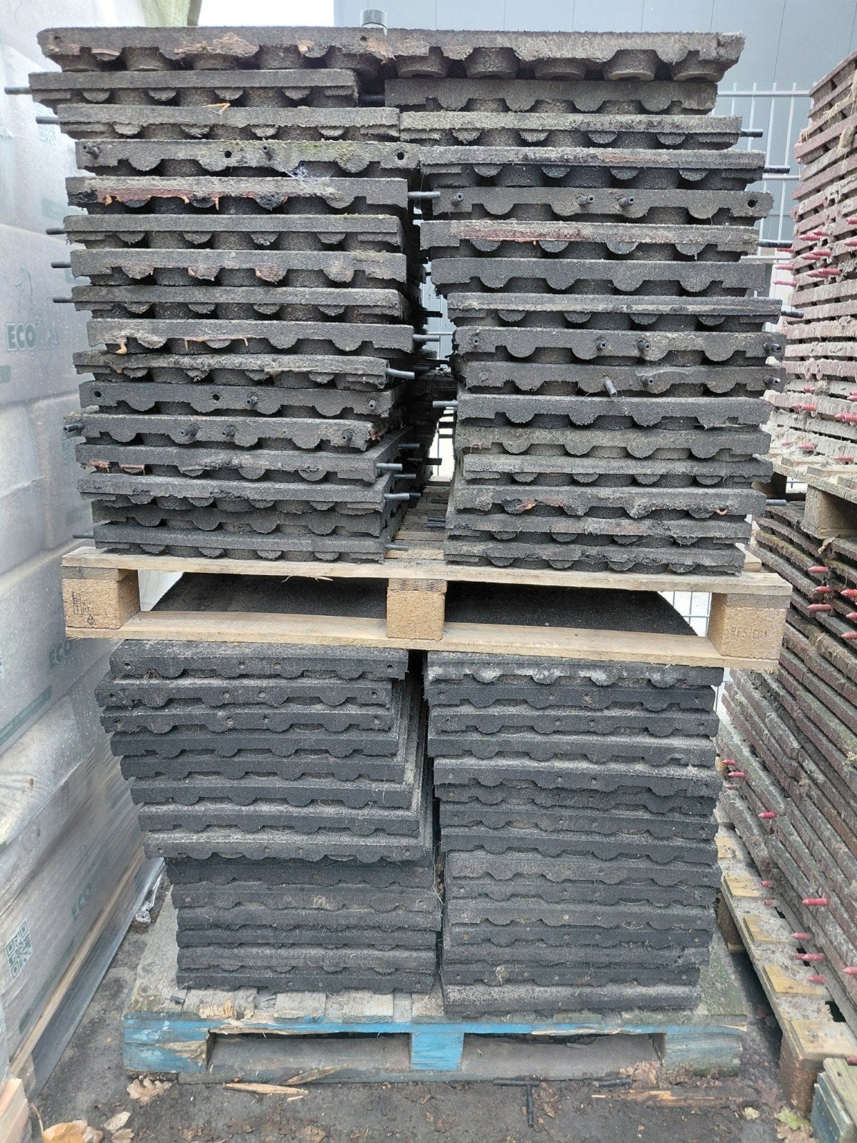 rubber tegels vochtdoorlaten rubbertegels, Tuin en Terras, Tegels en Klinkers, Ophalen, Rubber, Overige typen