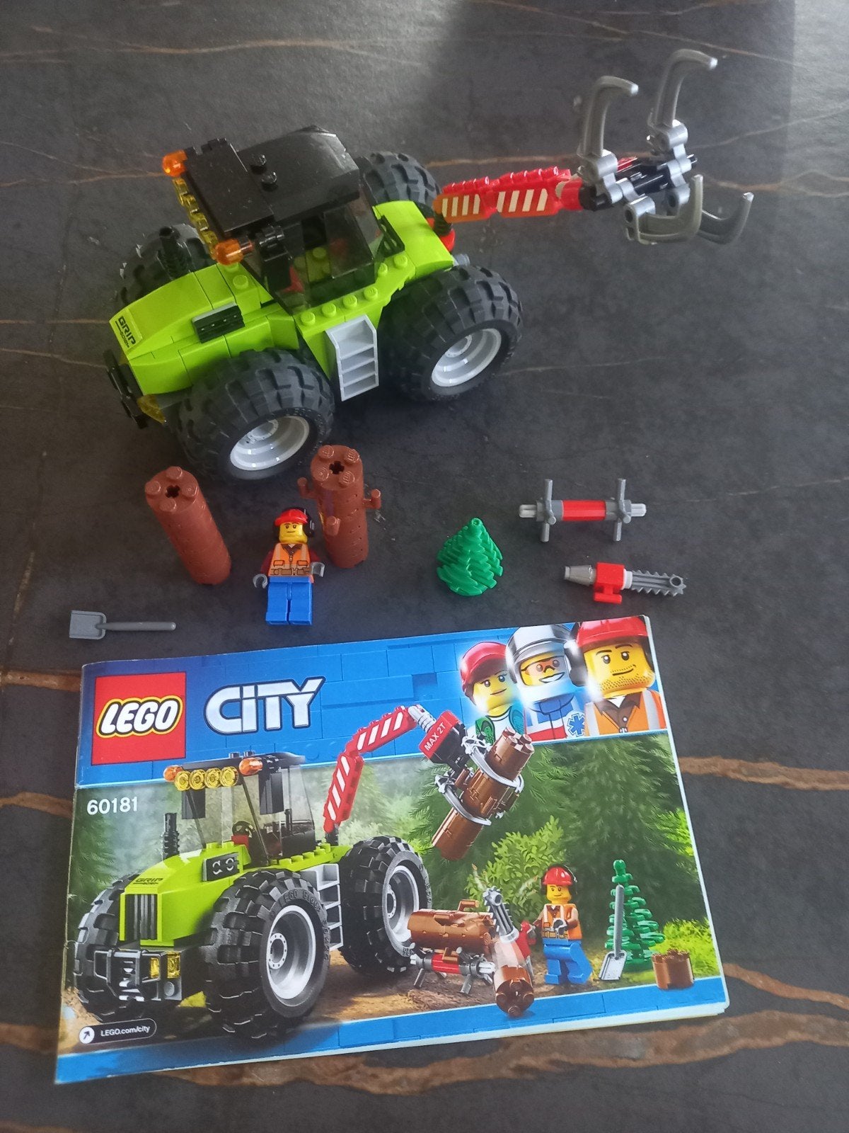 lego city 60181 forest tractor, City, Lego, Ophalen of Verzenden, Zo goed als nieuw