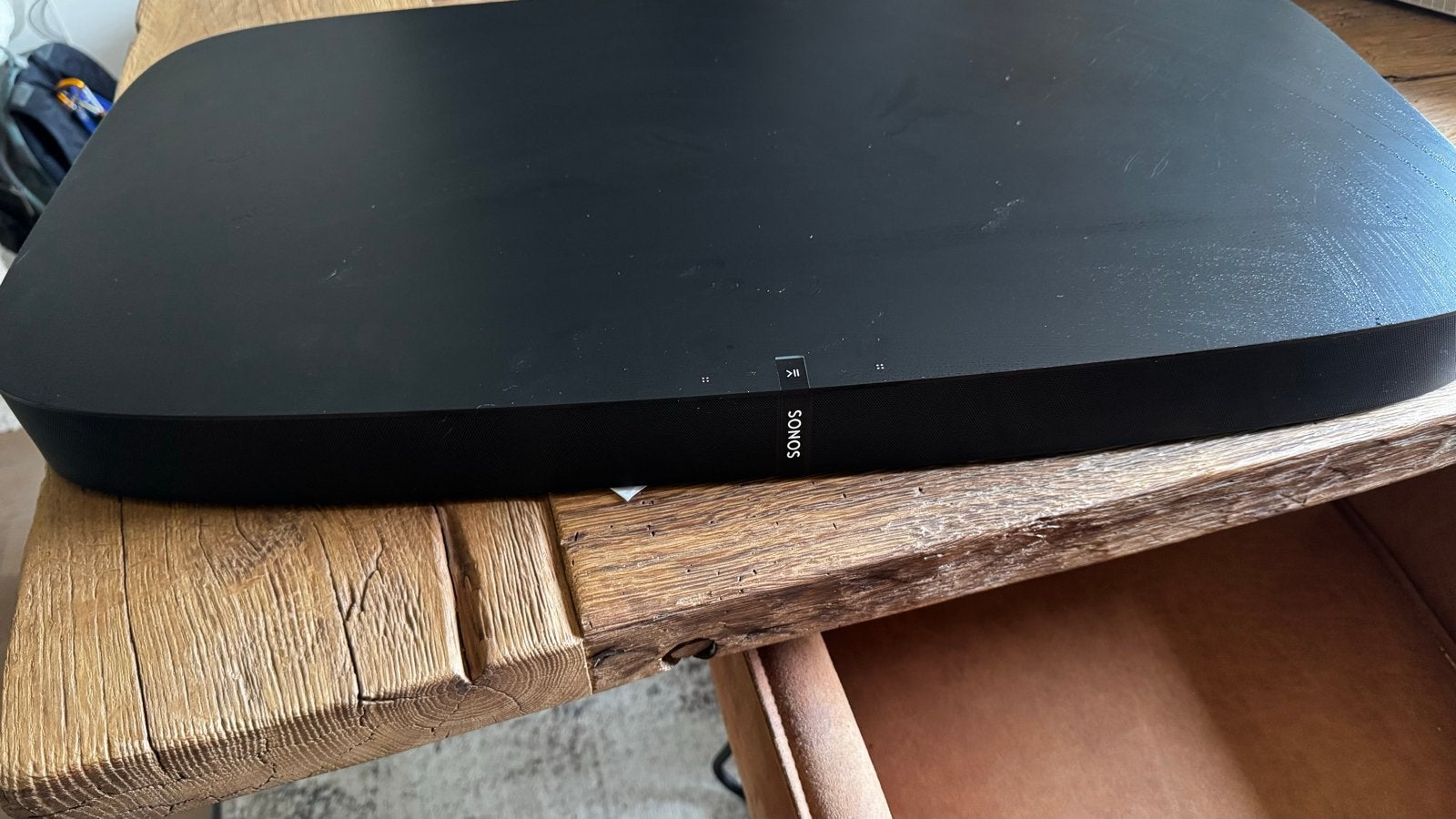 Sonos playbase, Audio, Tv en Foto, Luidsprekers, Gebruikt, Center speaker, Minder dan 60 watt, Sonos, Ophalen of Verzenden