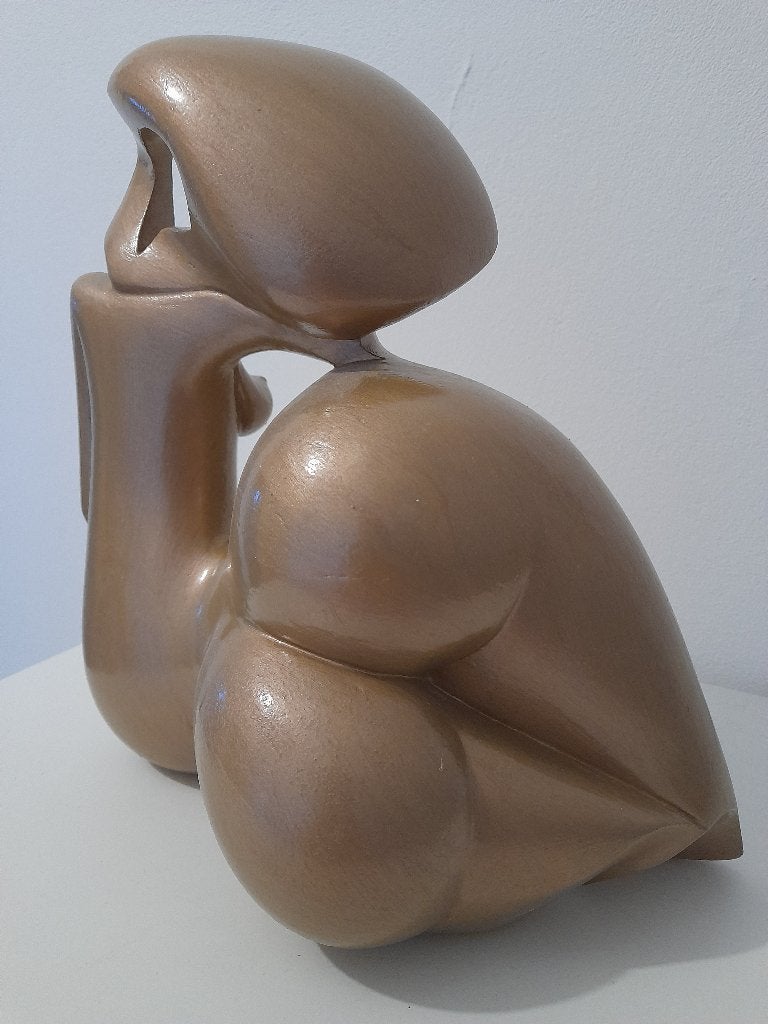 Sculptuur "Vrouwelijk naakt" (steen)., Ophalen of Verzenden