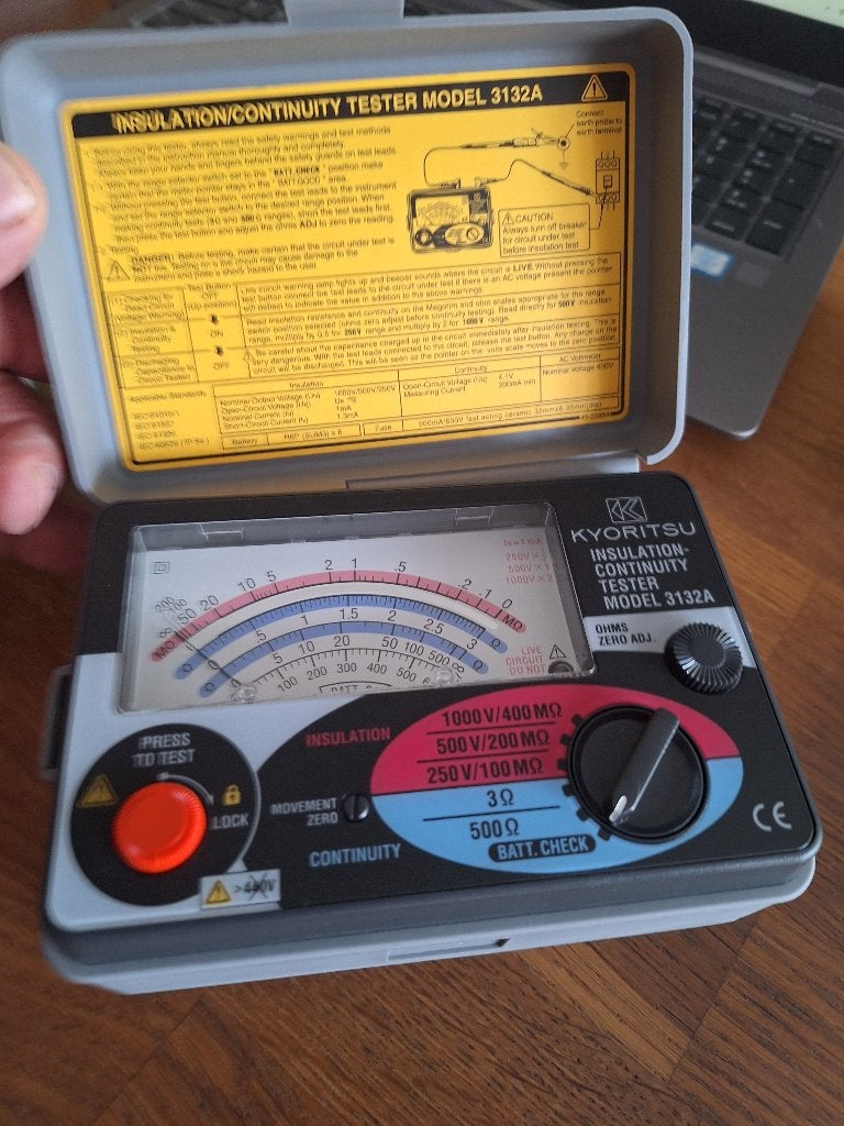 kyoritsu isolatiemeter 3132A, Ophalen of Verzenden, Nieuw, Overige meters