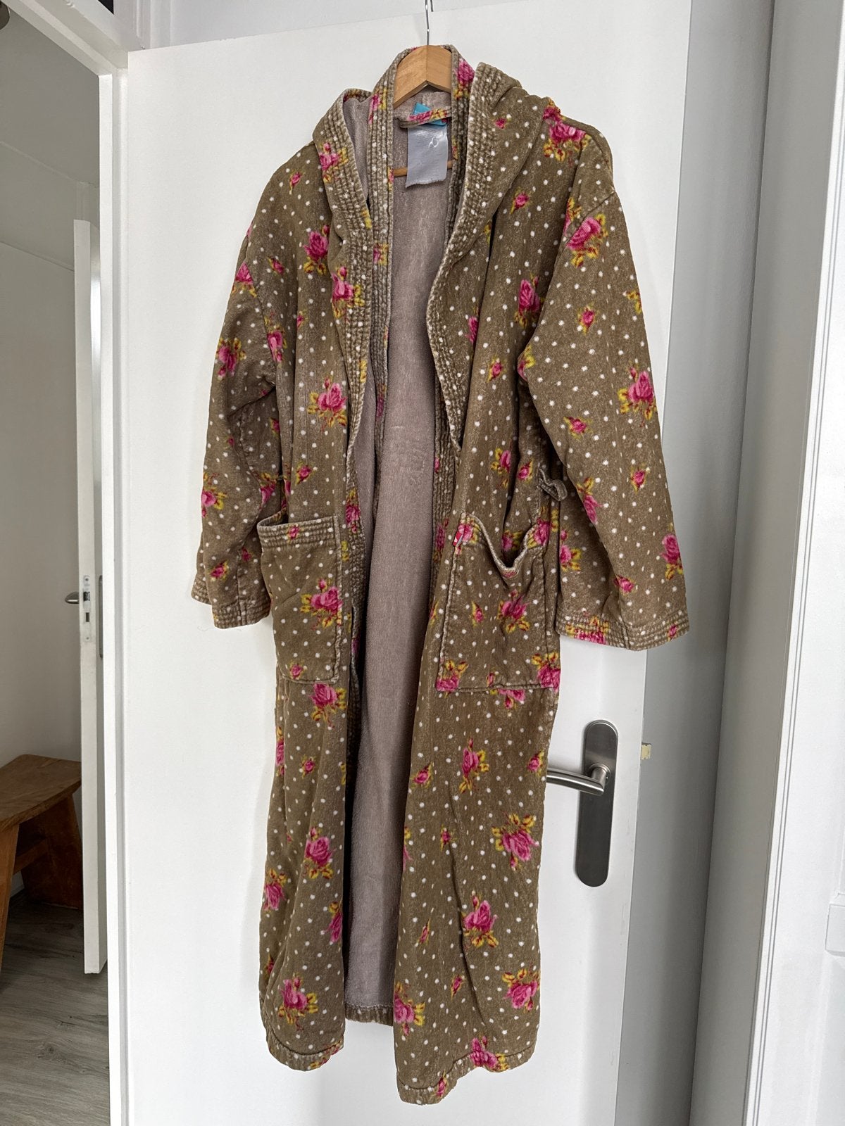 Pip Studio badjas met bloemenprint, maat L, Kleding | Dames, Ophalen, Gedragen