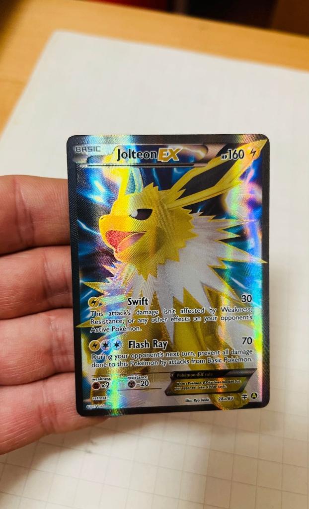 Jolteon Ex 28a/83 Holo XY Generations Pokemon, Verzenden, Zo goed als nieuw, Losse kaart, Foil