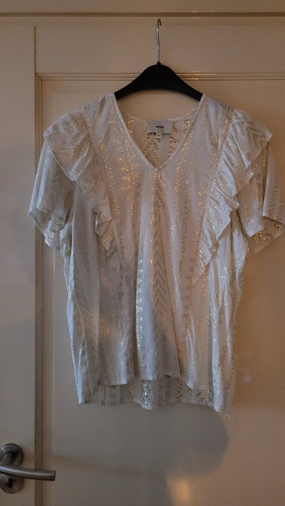 Top crème/goud mt.XL, Beige, Maat 46/48 (XL) of groter, Ophalen of Verzenden, Shoeby