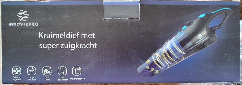 Innovixpro Nat en Droog Kruimeldief met Opzetstukken, Ophalen, Nieuw, Reservoir, Kruimeldief