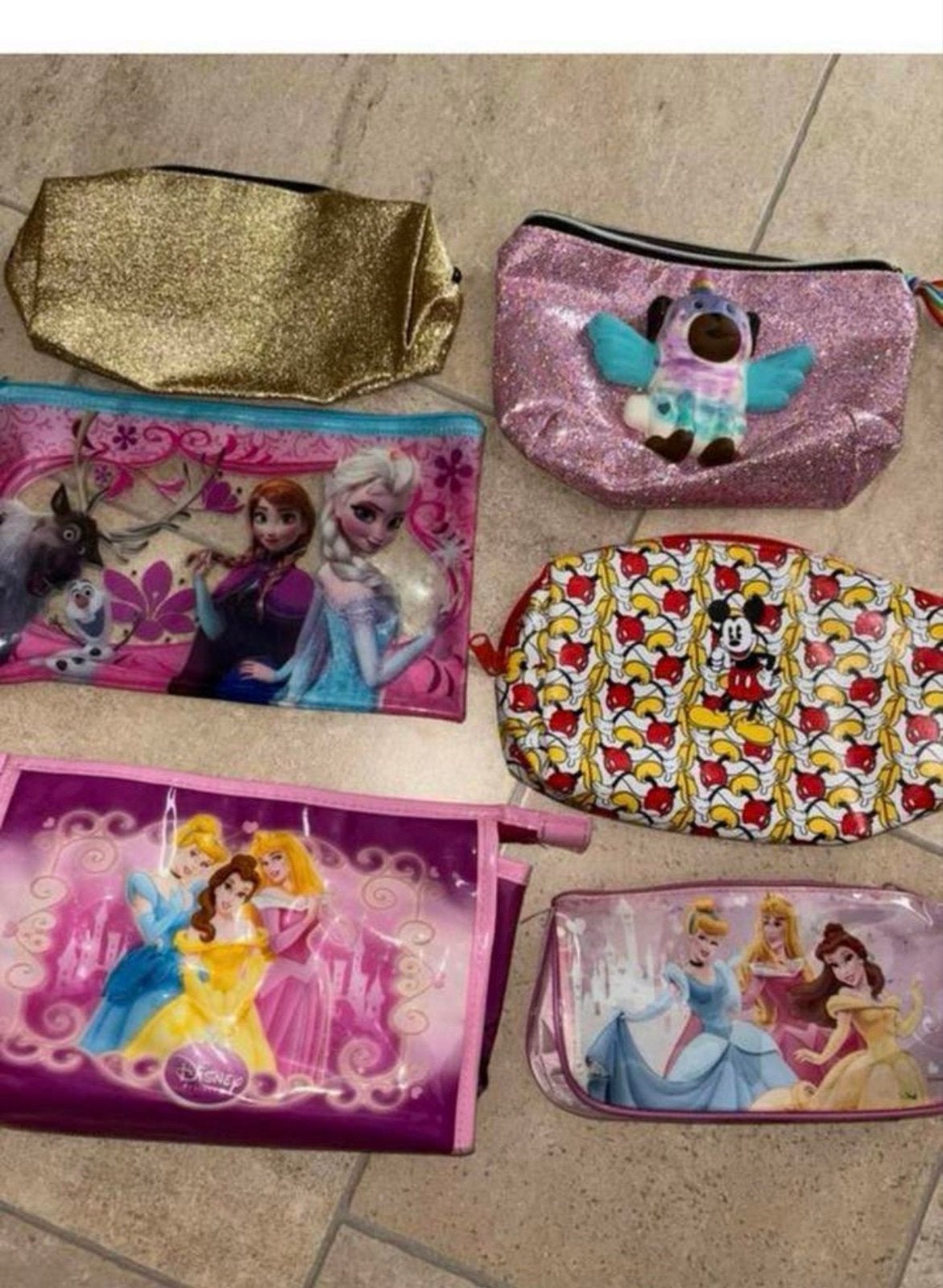 Diverse Pennen Etuis & Toilettassen: Disney Frozen, Prinsess, Sieraden, Tassen en Uiterlijk, Toilettassen, Gebruikt, Meisje, Meerkleurig