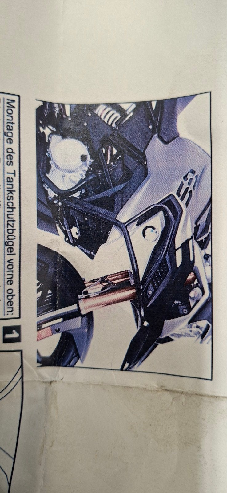 Nieuwe bovenste valbeugels voor BMW G310 GS, Ophalen of Verzenden, Nieuw