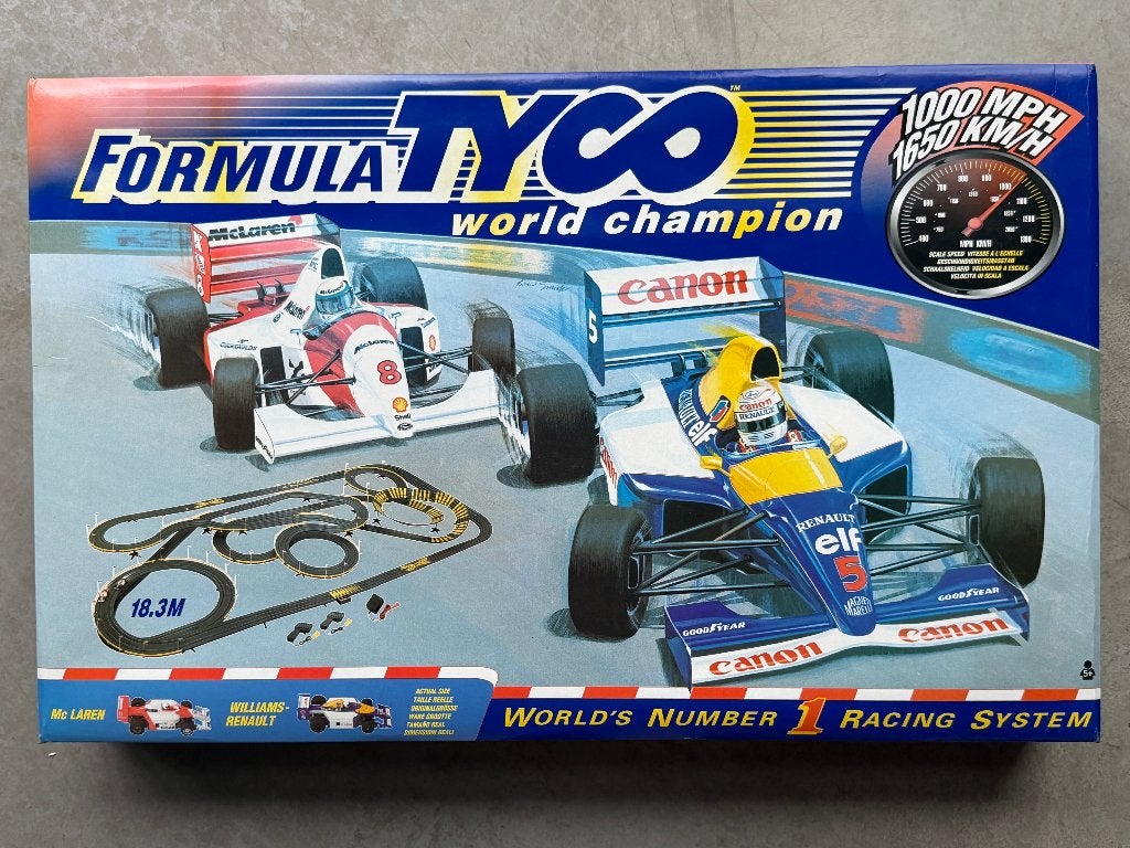 NIEUW Tyco Formula 1 World Champion Racebaan Slot Car, Kinderen en Baby's, Racebaan, Nieuw, Elektrisch, Ophalen