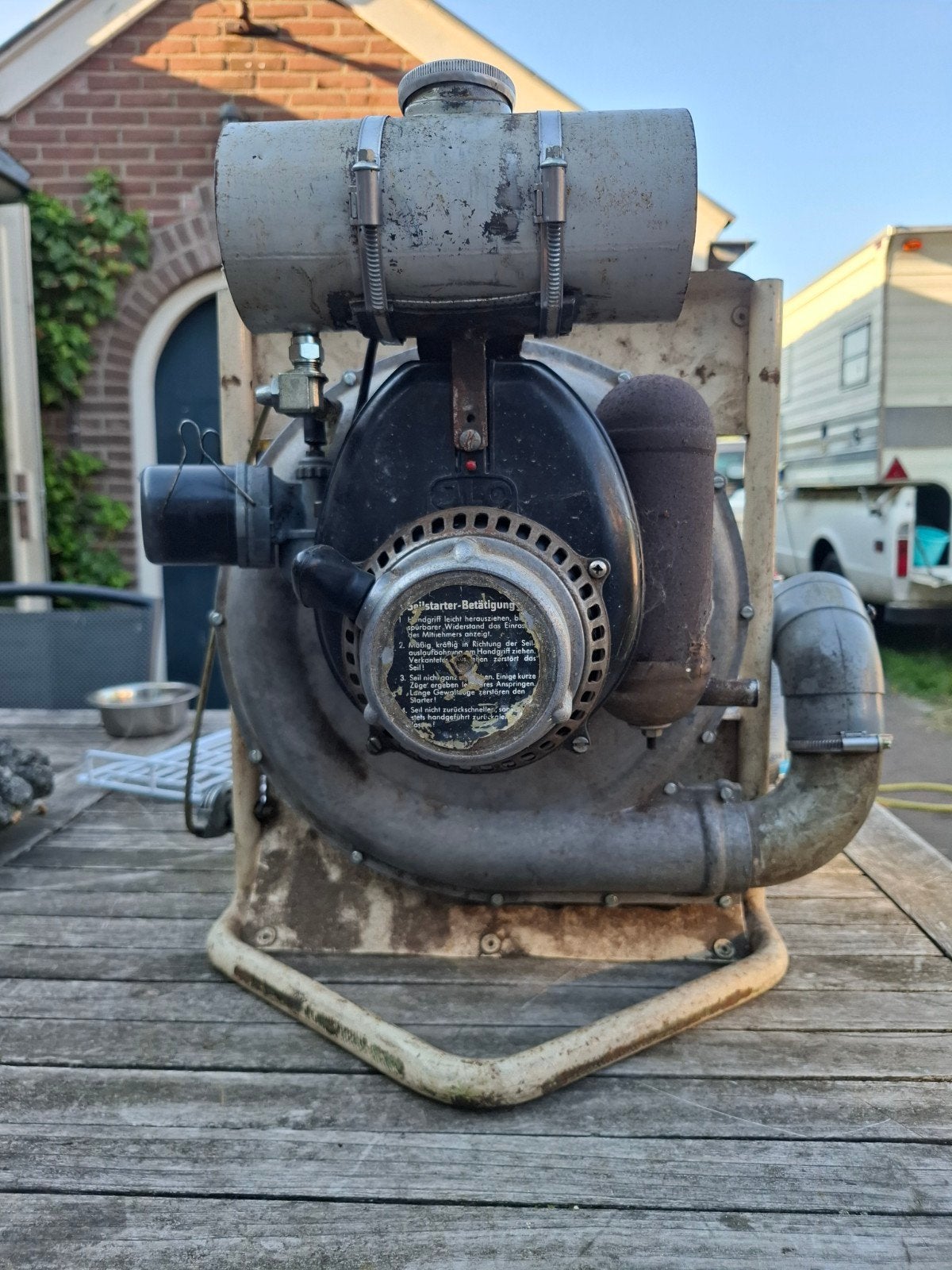 jlo bladblaser, Ophalen of Verzenden, Benzinemotor, 1800 rpm of meer