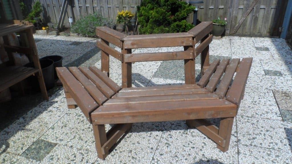 Halve Boombank   Nieuw, Ophalen, Nieuw, Hout