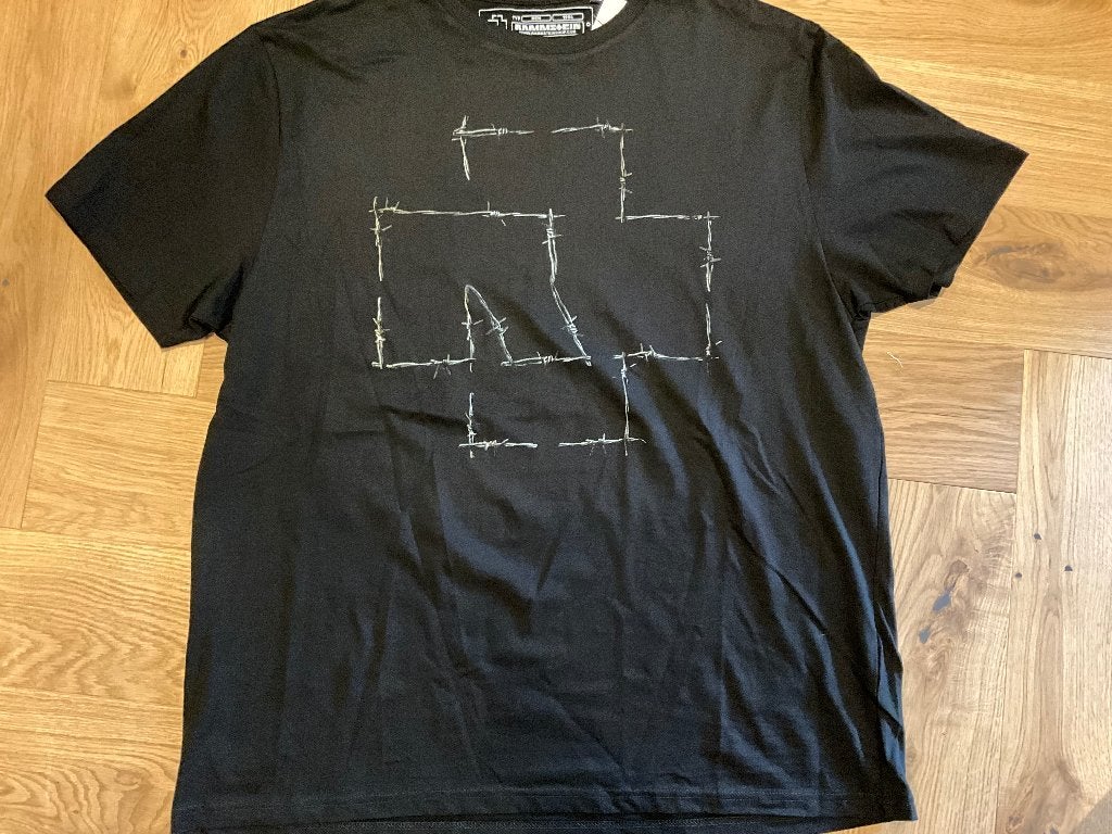 T-shirt zwart van Rammstein. - Stacheldraht, Nieuw, Ophalen of Verzenden, Kleding, Emmen