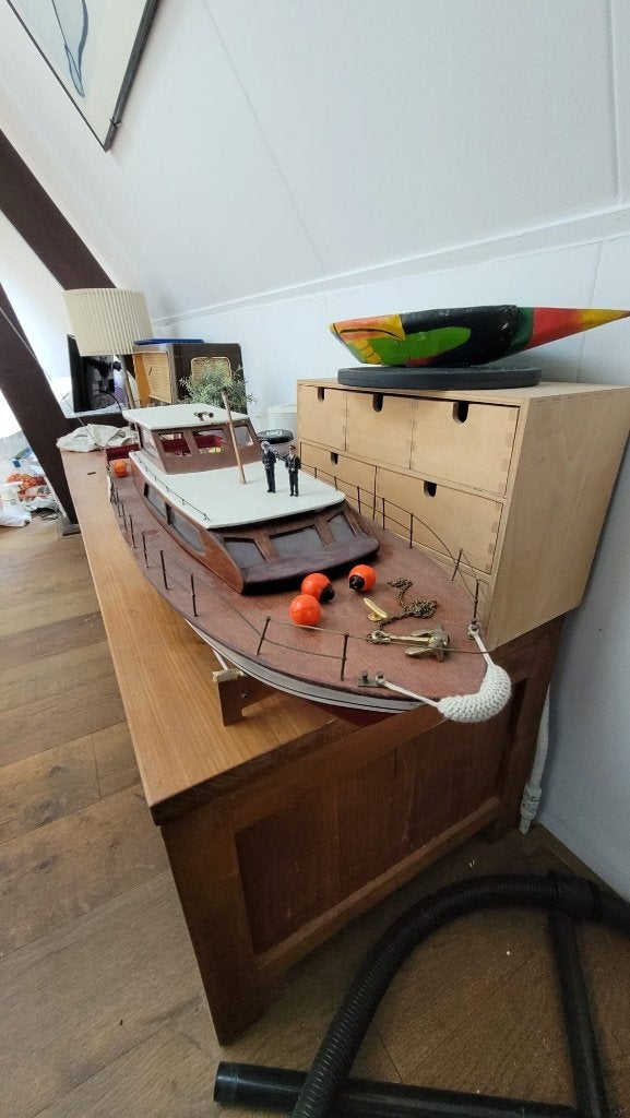 “Sea King”  (Billing Boats, jaren ’70) + Robbe Luna zender, Hobby en Vrije tijd, Ophalen, Gebruikt, Overige merken