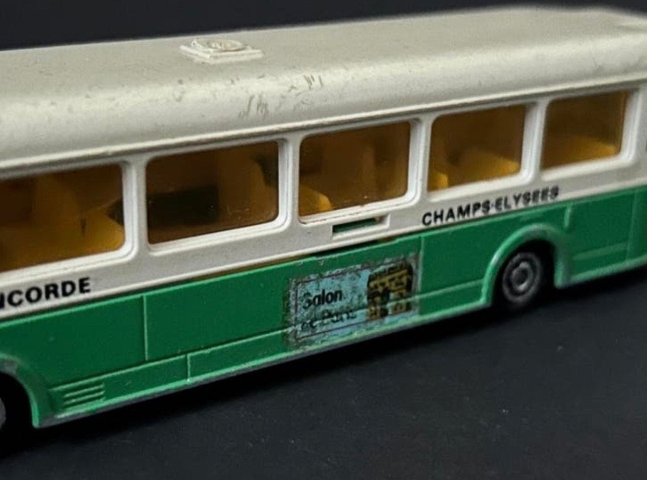 Majorette Autobus Parijs, Jaren ‘70, Hobby en Vrije tijd, Modelauto's | 1:87, Ophalen of Verzenden, Zo goed als nieuw, Bus of Vrachtwagen
