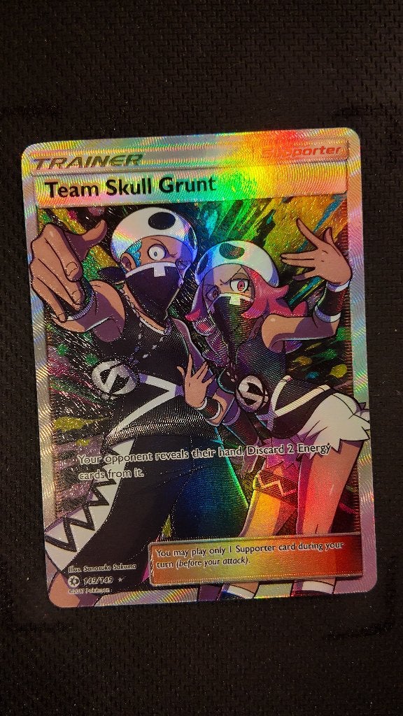Team Skull Grunt 1 149 Sun & Moon | Pokemon kaart, Ophalen, Zo goed als nieuw, Losse kaart, Foil