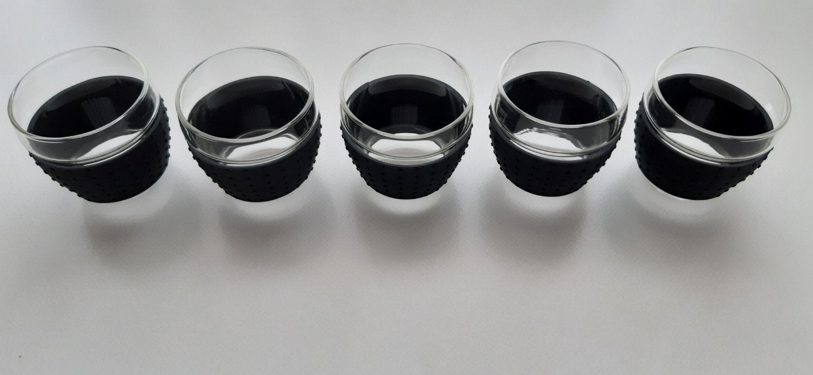 5x bodum pavina espresso glaasjes, Ophalen of Verzenden, Overige stijlen, Kop(pen) en/of Schotel(s), Glas