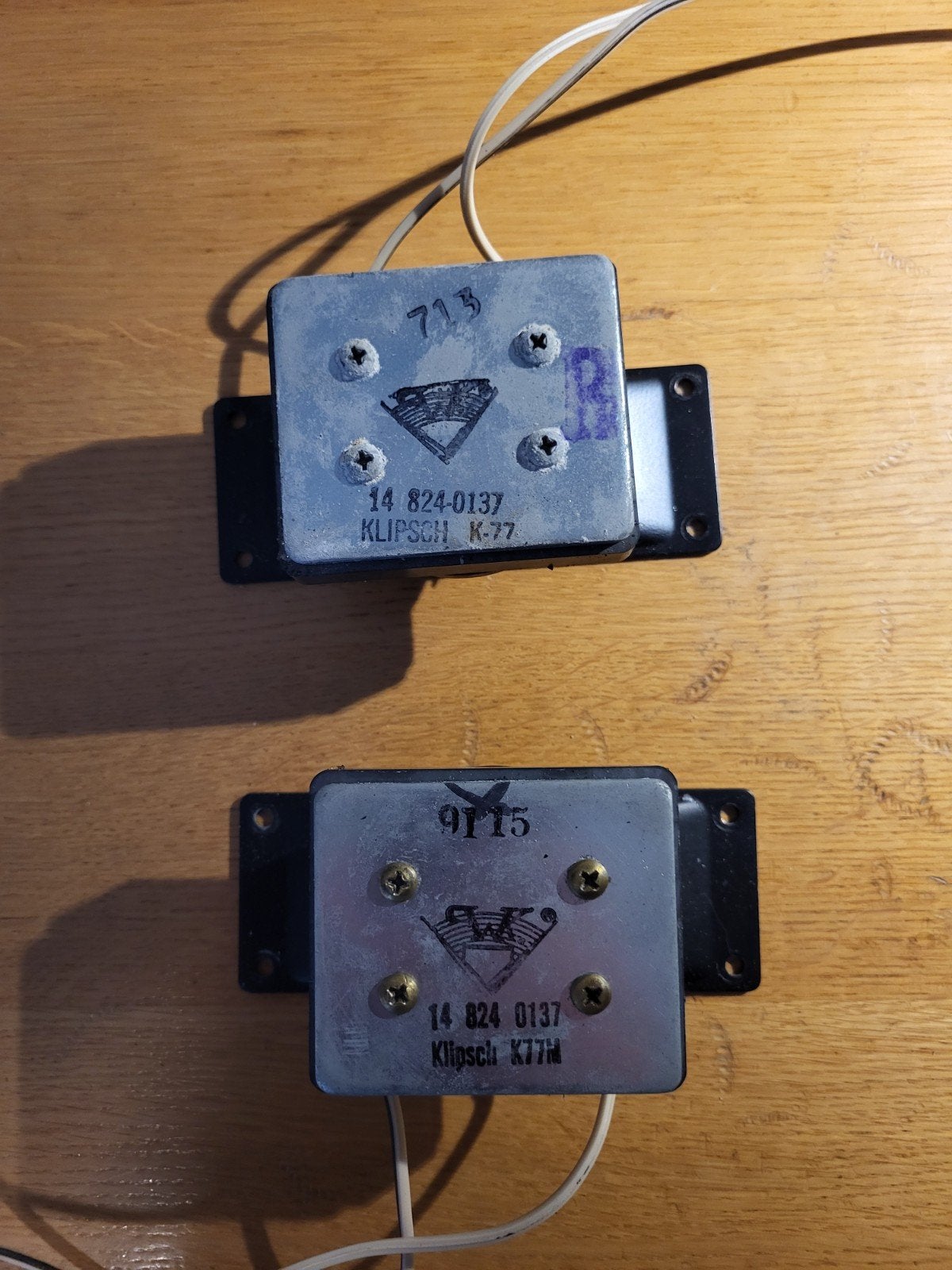 Set klipsch k77m, Ophalen of Verzenden, 120 watt of meer, Front, Rear of Stereo speakers, Overige merken