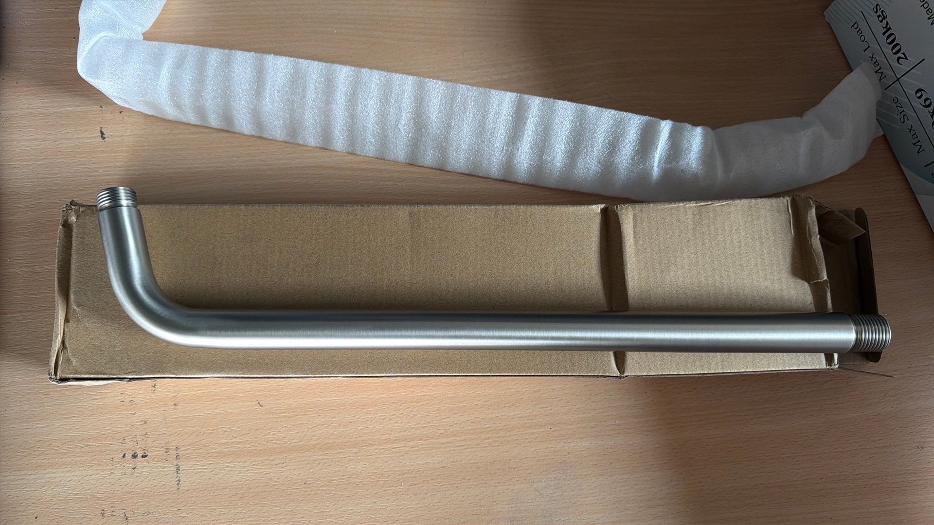 RVS Douchearm - Gebogen Model, Gebruikt, Ophalen of Verzenden, Nvt, Nvt
