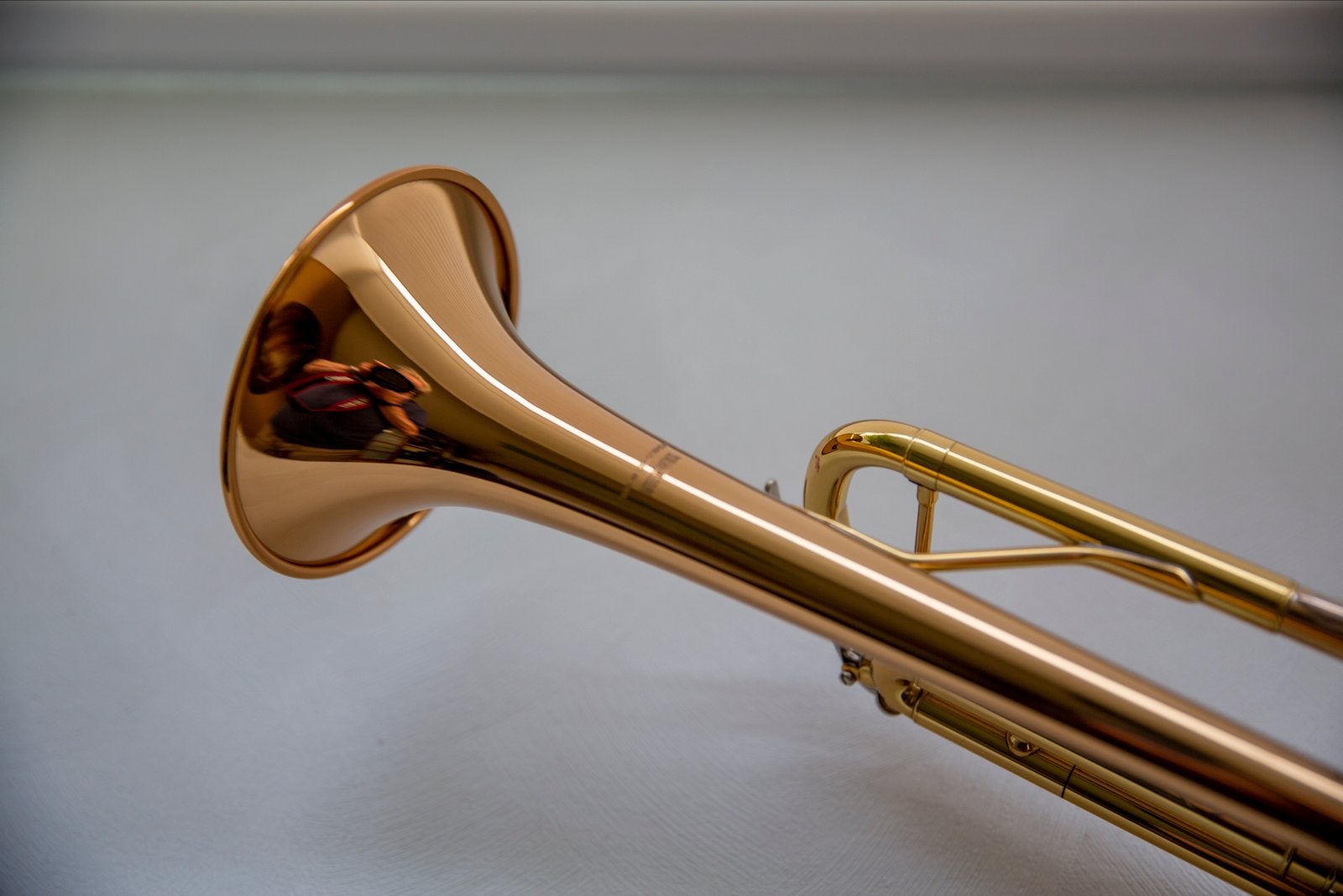 Yamaha YTR-4335G Trompet, zo goed als nieuw, met accessoires, Ophalen of Verzenden, Zo goed als nieuw, Bes-trompet, Met koffer