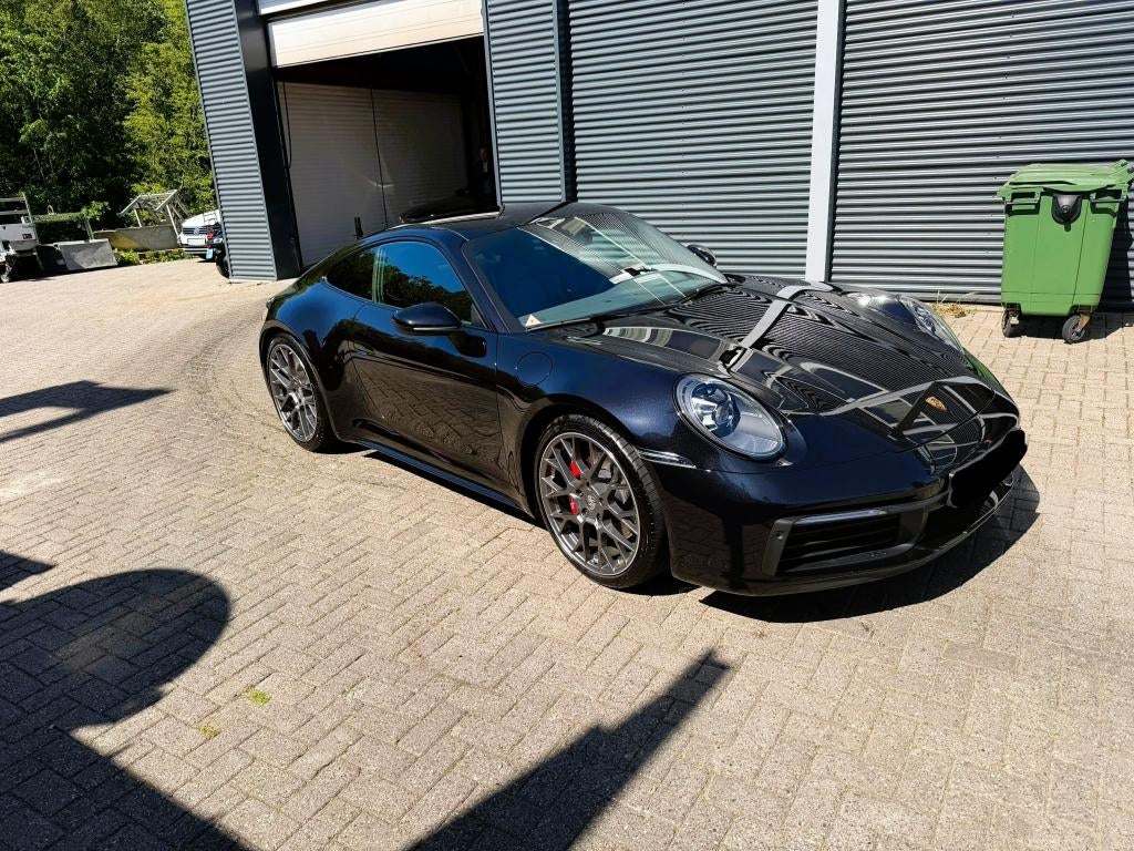 Porsche 911 992  4S |450PK|19dkm| Porsche Approved 2027, Auto's, Zwart, Leder, Vierwielaandrijving, Particulier