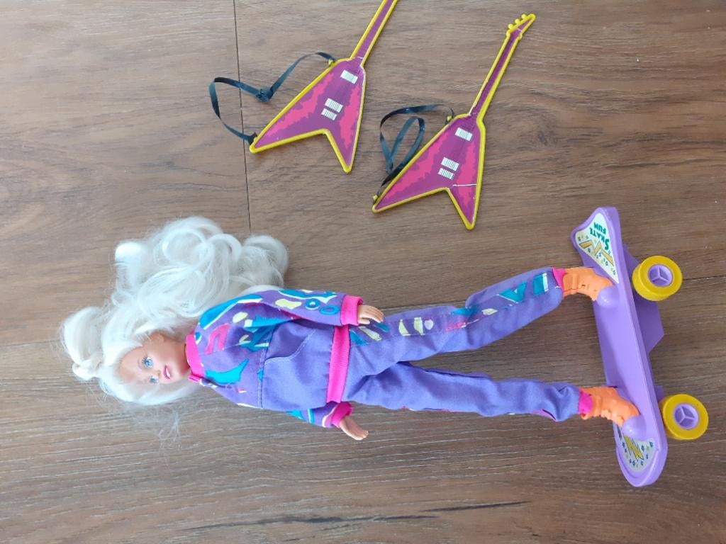 Barbie Steffi jaren 90, Ophalen of Verzenden, Zo goed als nieuw, Pop