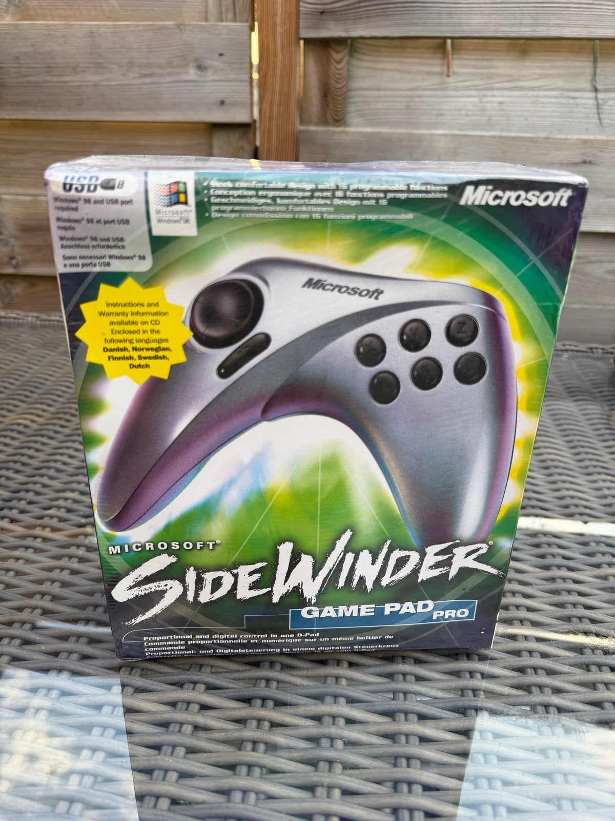 Microsoft SideWinder Game Pad Pro - Nieuw in doos, Overige genres, 1 speler, Nieuw, Eén computer