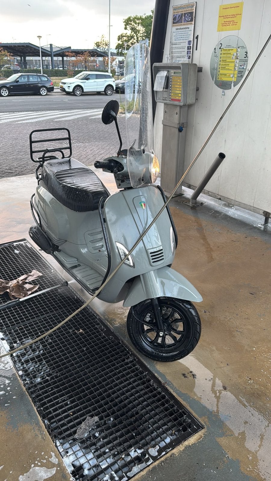Stijlvolle TYM Vespa Alpha Grijs, Fietsen en Brommers, Ophalen of Verzenden, Zo goed als nieuw, Benzine