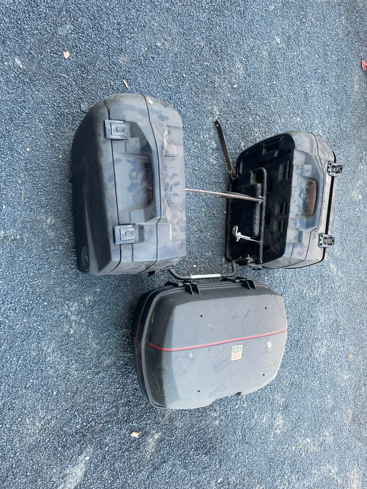 Yamaha xt500 kofferset, Motoren, Ophalen