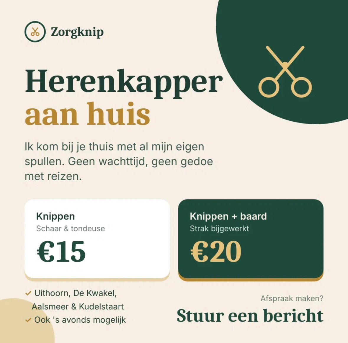 Kapper aan huis Uithoorn | Barber | Heren, Knippen