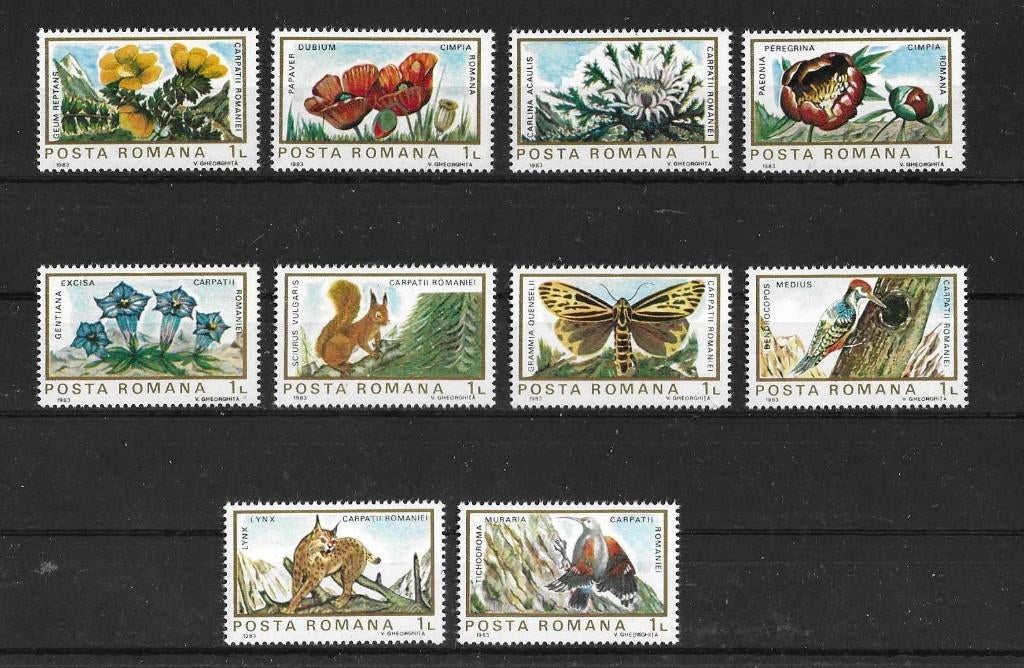 Roemenië Michel 3982-3991 postfris, Ophalen of Verzenden, Overige landen, Postfris